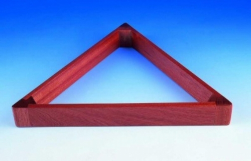 Peradon UK Made Hardwood Mahogany Triangle (2 1/16